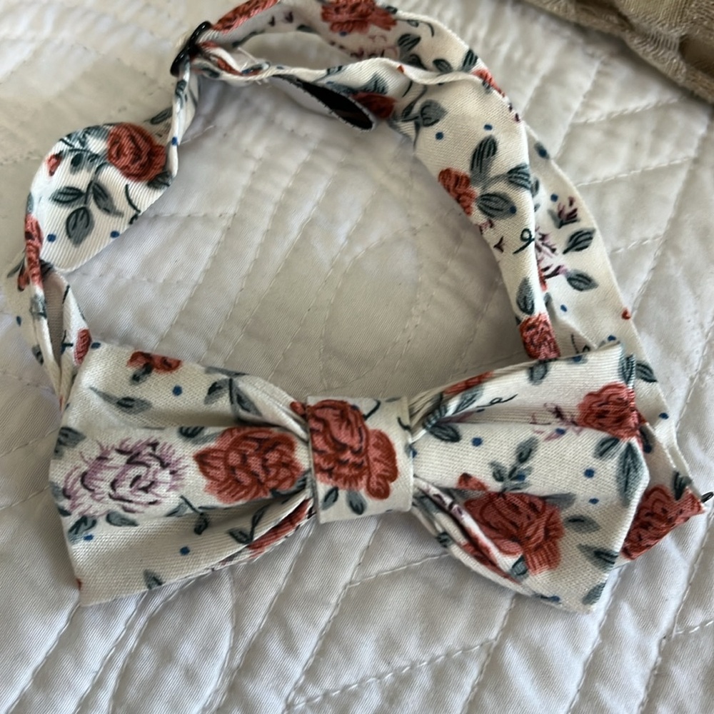 3 Available | Floral Bow Ties for Kids